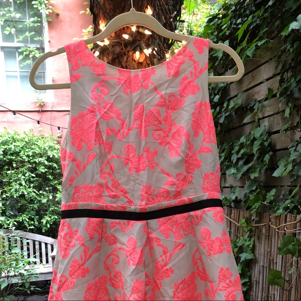 LOFT neon pink dress